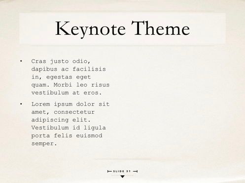 News Report Keynote Template, Diapositive 32, 06873, Modèles de présentations — PoweredTemplate.com