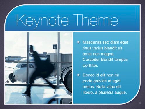 Sky Blue Keynote Template, Diapositive 10, 06875, Modèles de présentations — PoweredTemplate.com