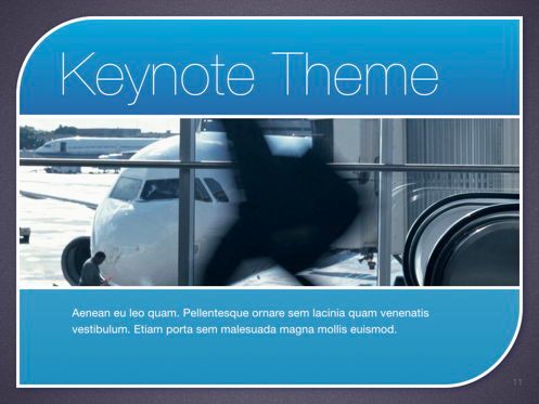 Sky Blue Keynote Template, Slide 12, 06875, Presentation Templates — PoweredTemplate.com