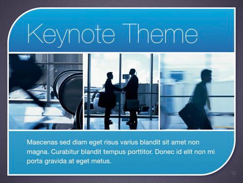 Sky Blue Keynote Template, Diapositive 13, 06875, Modèles de présentations — PoweredTemplate.com