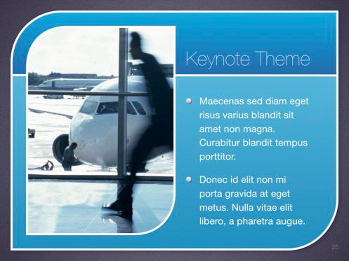 Sky Blue Keynote Template, Diapositive 26, 06875, Modèles de présentations — PoweredTemplate.com