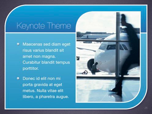 Sky Blue Keynote Template, Diapositive 27, 06875, Modèles de présentations — PoweredTemplate.com