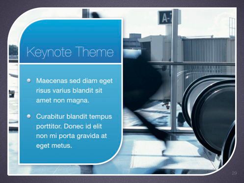 Sky Blue Keynote Template, Slide 30, 06875, Modelli Presentazione — PoweredTemplate.com