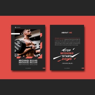 Fitness ebook meal planner powerpoint presentation template, Slide 3, 06894, Presentation Templates — PoweredTemplate.com
