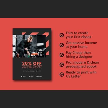 Fitness ebook meal planner powerpoint presentation template, Slide 8, 06894, Presentation Templates — PoweredTemplate.com