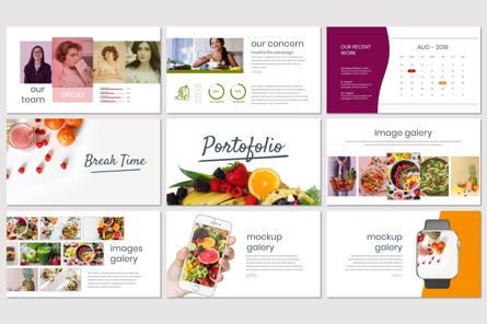 Tutti Frutti - PowerPoint Template, Diapositiva 4, 06930, Plantillas de presentación — PoweredTemplate.com