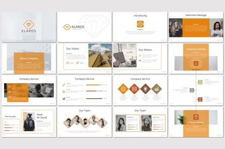 Klaros - PowerPoint Template, Diapositive 2, 06932, Modèles de présentations — PoweredTemplate.com