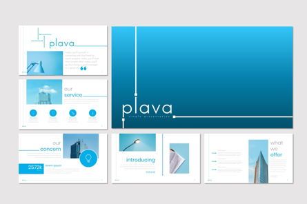 Plava - PowerPoint Template, Slide 2, 06998, Templat Presentasi — PoweredTemplate.com