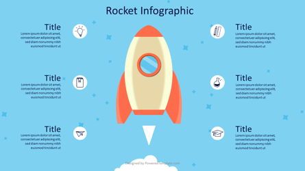 Rocket Infographic Concept, Deslizar 2, 07014, Infográficos — PoweredTemplate.com