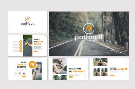Pathbull - PowerPoint Template, Slide 2, 07040, Presentation Templates — PoweredTemplate.com