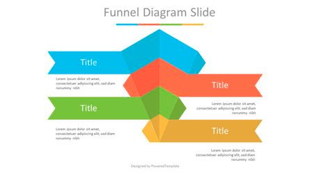 Inverted Pyramid Divided Into 4 Layers, Gratis Tema de Google Slides, 07043, Modelos de negocios — PoweredTemplate.com