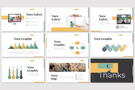 Nora 2 - PowerPoint Template, Diapositiva 5, 07046, Plantillas de presentación — PoweredTemplate.com