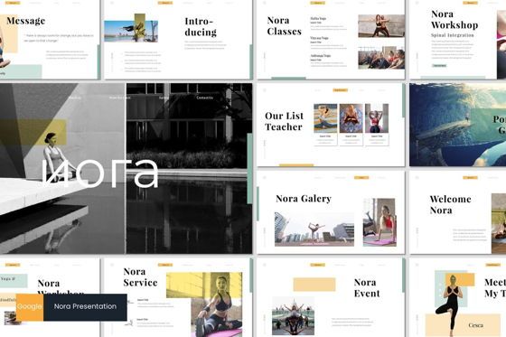 Nora 2 - Google Slides Template, Google 슬라이드 테마, 07060, 프레젠테이션 템플릿 — PoweredTemplate.com