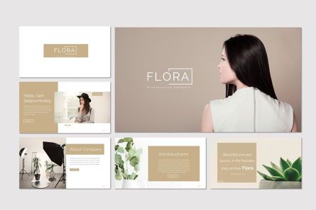 Flora - PowerPoint Template, スライド 2, 07075, プレゼンテーションテンプレート — PoweredTemplate.com