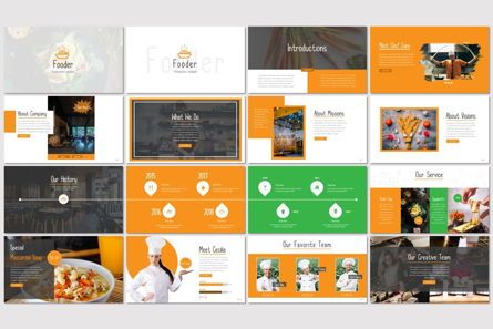 Fooder - PowerPoint Template, Slide 2, 07080, Presentation Templates — PoweredTemplate.com