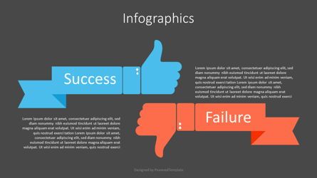 Failure and Success Infographic, Dia 2, 07101, Infographics — PoweredTemplate.com
