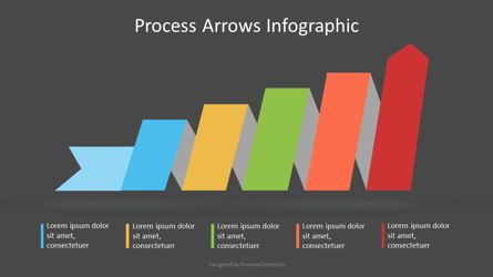 Process Arrow Infographic, Dia 2, 07111, Procesdiagrammen — PoweredTemplate.com