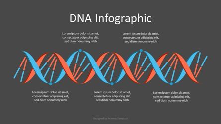Abstract DNA Infographic, Dia 2, 07122, Educatieve Grafieken en Diagrammen — PoweredTemplate.com
