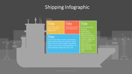 Container Ship Infographic, Slide 2, 07127, Infographics — PoweredTemplate.com