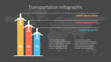 Air Travel Infographic, Dia 2, 07140, Infographics — PoweredTemplate.com