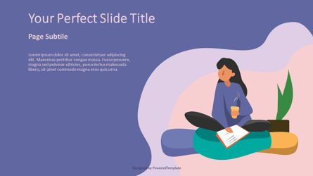 Relax Theme Cover Slide, Gratis Google Presentaties-thema, 07142, Presentatie Templates — PoweredTemplate.com