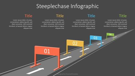 Business Steeplechase Shapes, Folie 2, 07158, Infografiken — PoweredTemplate.com