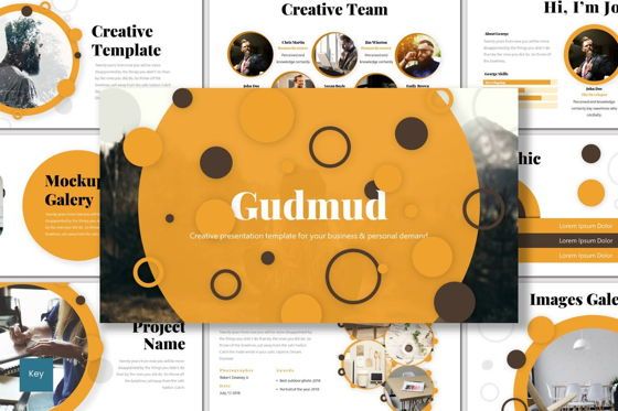 Gudmud - Keynote Template, 07161, Presentation Templates — PoweredTemplate.com