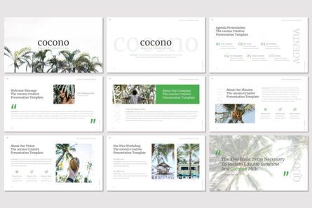 Cocono - PowerPoint Template, 슬라이드 2, 07163, 프레젠테이션 템플릿 — PoweredTemplate.com