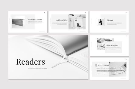 Readers - Google Slides Template, 슬라이드 2, 07164, 프레젠테이션 템플릿 — PoweredTemplate.com