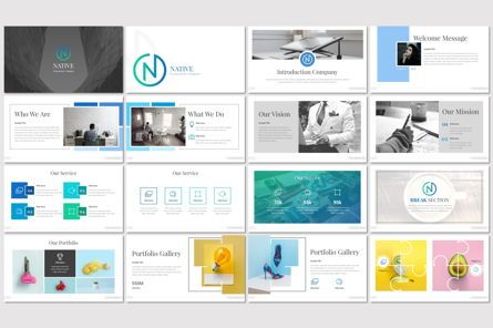 Native - PowerPoint Template, Diapositiva 2, 07176, Plantillas de presentación — PoweredTemplate.com