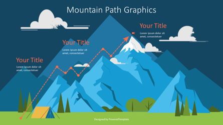 Route to the Top Graphics, Dia 2, 07178, Infographics — PoweredTemplate.com