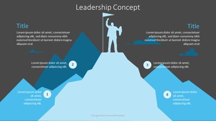 Leadership Concept Graphics, Dia 2, 07181, Infographics — PoweredTemplate.com
