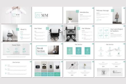 Zumm - PowerPoint Template, Diapositive 2, 07182, Modèles de présentations — PoweredTemplate.com
