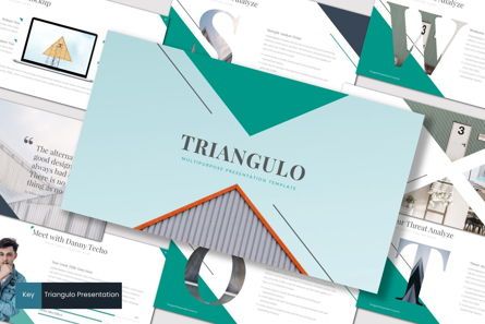 Triangulo - Keynote Template, 07192, 演示模板 — PoweredTemplate.com