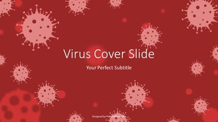 Covid-19 Virus Cover Slide, Deslizar 3, 07197, Diagramas e Gráficos Médicos — PoweredTemplate.com