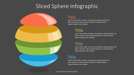 Sliced Sphere Infographic, Deslizar 2, 07226, Infográficos — PoweredTemplate.com