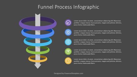 Funnel Process Infographic, Slide 2, 07230, Business Models — PoweredTemplate.com