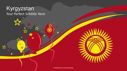 Kyrgyzstan Independence Day Cover Slide, スライド 2, 07236, プレゼンテーションテンプレート — PoweredTemplate.com