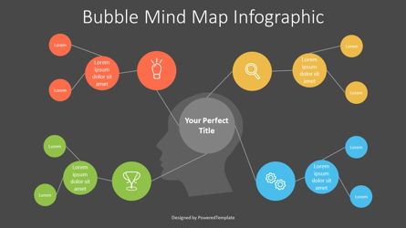 Bubble Mind Map Diagram, Slide 2, 07249, Business Models — PoweredTemplate.com