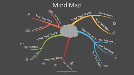 Mind Map Visualization, Slide 2, 07265, Business Models — PoweredTemplate.com