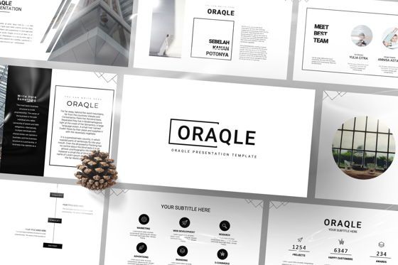 Oraqle Creative Powerpoint, 슬라이드 2, 07301, 프레젠테이션 템플릿 — PoweredTemplate.com