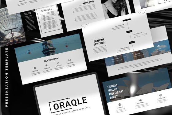 Oraqle Creative Powerpoint, Slide 3, 07301, Presentation Templates — PoweredTemplate.com