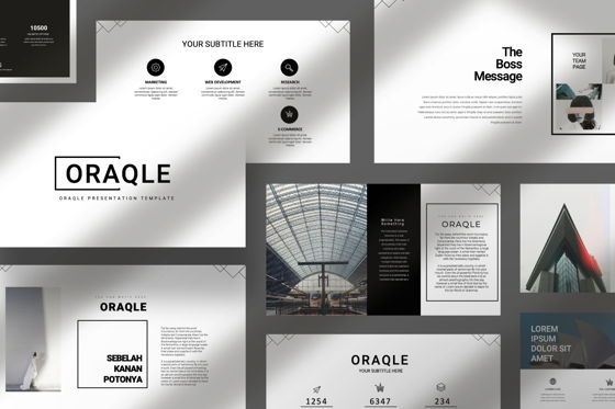 Oraqle Creative Powerpoint, Slide 7, 07301, Presentation Templates — PoweredTemplate.com