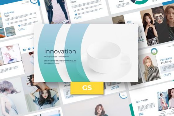 Innovation Business Google Slide, Google幻灯片主题, 07310, 演示模板 — PoweredTemplate.com