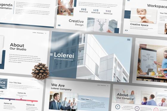 Lorelei Business Powerpoint, Diapositive 3, 07322, Modèles de présentations — PoweredTemplate.com