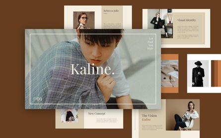 Kaline - Fashion Google Slide Template, Folie 6, 07330, Präsentationsvorlagen — PoweredTemplate.com