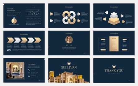 Sullivan - Luxury Hotel Google Slide Template, Dia 5, 07339, Presentatie Templates — PoweredTemplate.com