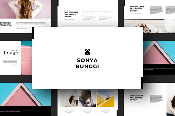 Sonya Bunggi Creative Google Slide, Slide 3, 07368, Presentation Templates — PoweredTemplate.com