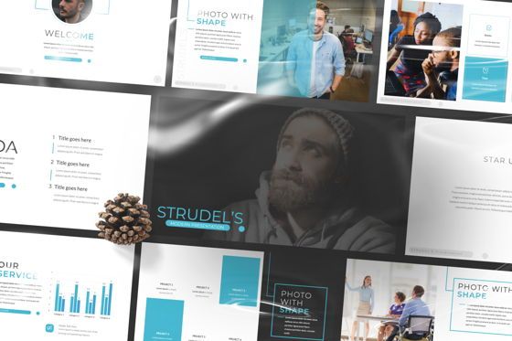 Strudel's Business Powerpoint, Slide 9, 07375, Presentation Templates — PoweredTemplate.com
