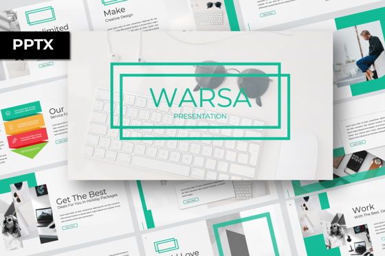 Warsa Business Powerpoint, PowerPoint-sjabloon, 07381, Presentatie Templates — PoweredTemplate.com